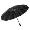 New Three-fold 10-bone Automatic Umbrella, No-folding Umbrella, Wind-resistant Large Men's Easy-to-collect Umbrella