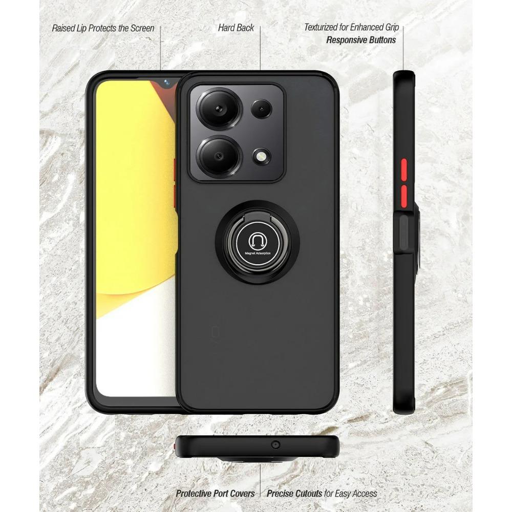 Rotatable Bracket Case for POCO M6 Pro F5 Pro POCO C65 X5 Pro M5 F4 X4 GT X4 Pro M4 Pro F3 X3 GT M3 X3 NFC Ring Car Holder Cover