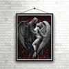 5D DIY Diamond Painting Dark Skeleton Angel Couple Mosaic Embroidery Art Puzzle Diamond Embroidery Gift