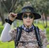 Men's Summer Outdoor Sun Hat - Wide Brim, Breathable, UV Protection, Cool Fishing Hat with Face Shield