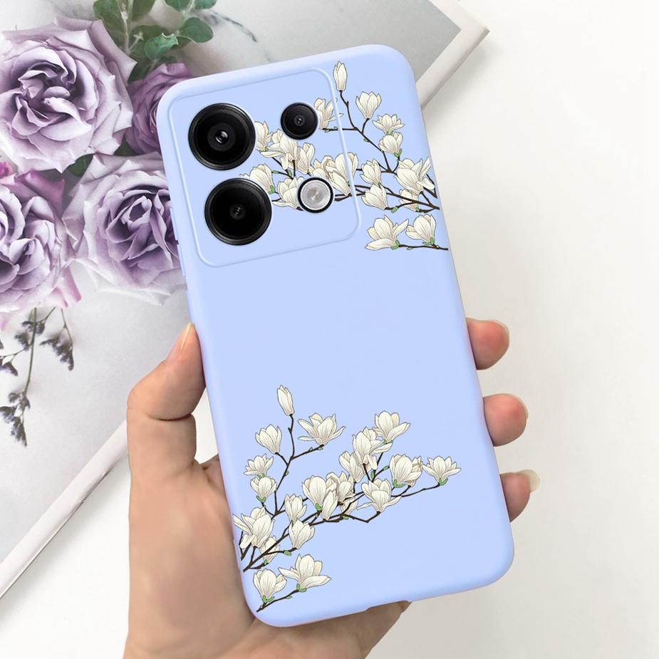 Чехол для Xiaomi Poco X6 Pro 5G Милый Модный Мультяшный Чехол Мягкий ТПУ Чехлы для Телефона Для Xiaomi Poco X6 PocoX6 Pro X6Pro Fundas Бампер