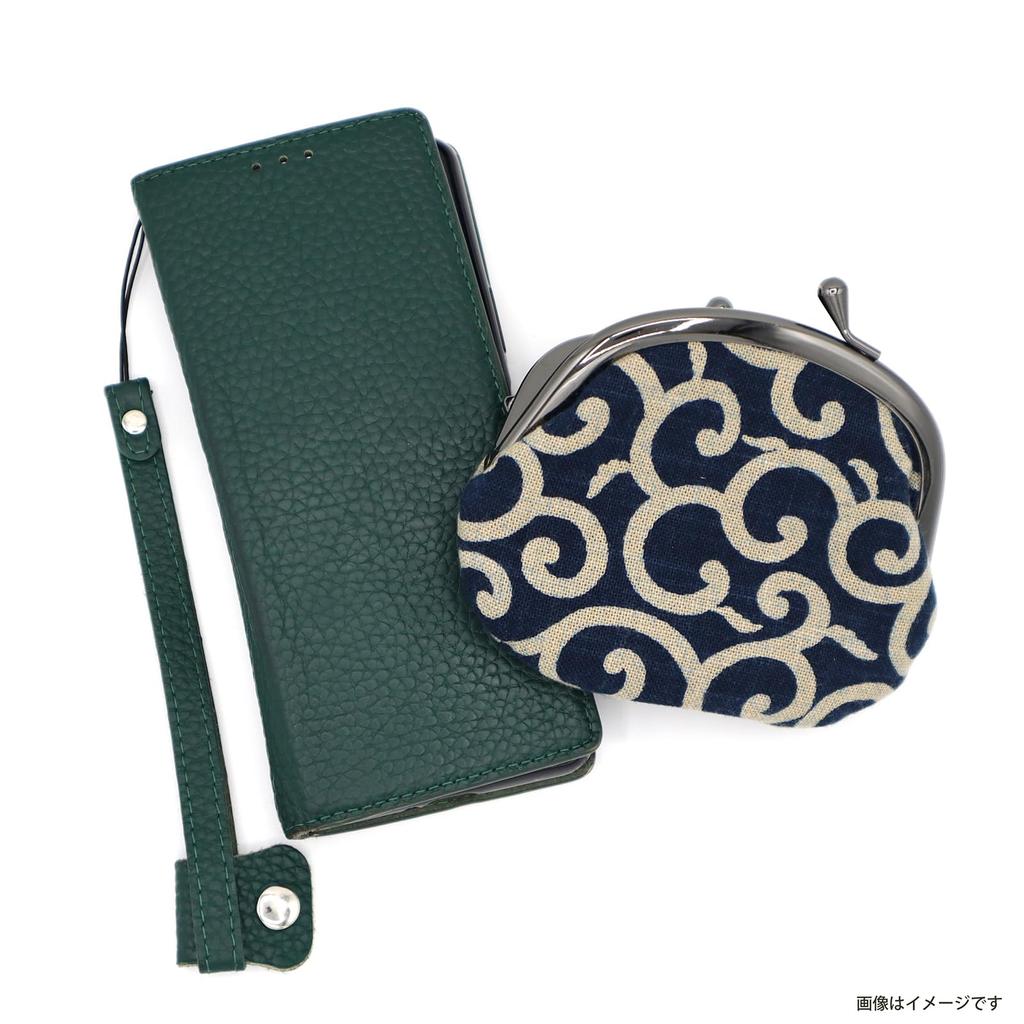 Maruzen Clasp Made In 12 X X 3 Cm Wallet, Cotton, 3.3-inch Closure, Bamboo, Japan, Black, Approx. 10.5