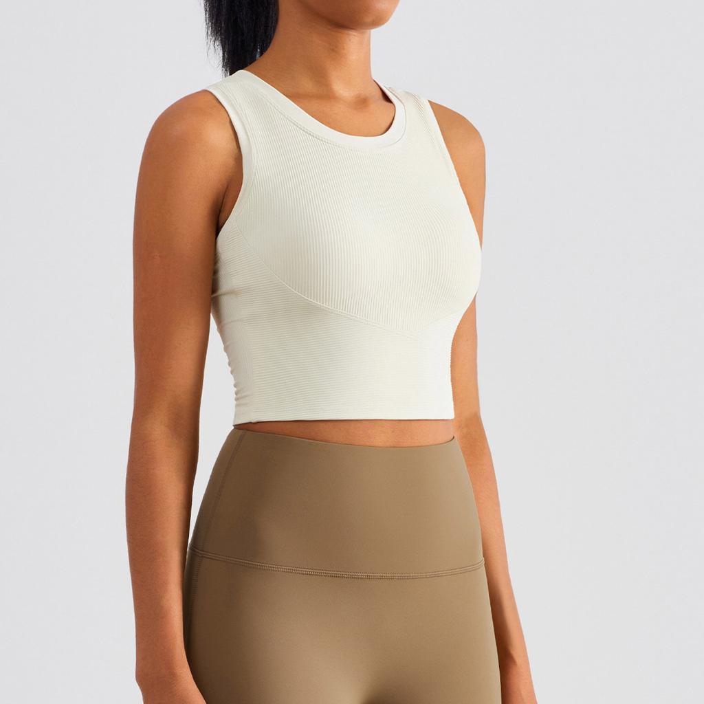 Fixed Cup Sports Vest One-piece Tight Slimming Fitness Bra I-shaped Beautiful Back Yoga Underwear For Women