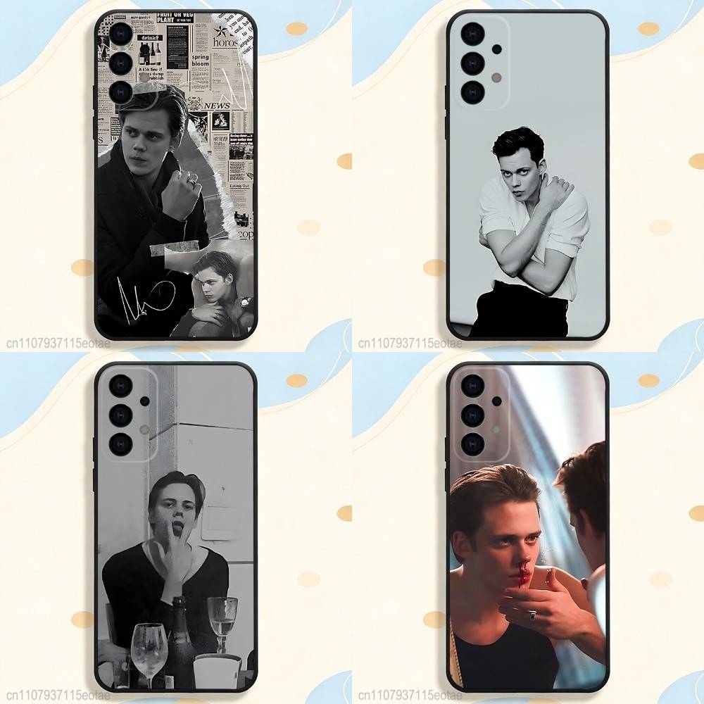 Чехол для телефона Bill Actor S-Skarsgard для Samsung S25,S26,S24,S21,S22,S23,S30,Ultra,S20,Plus,Fe,Lite,5G Черный