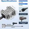 For Starlink Car Charger 12/24V Step Up To 30V 3.5A DC Power Cable with Digital Display Cigarette Lighter Adapte for Trucks RV