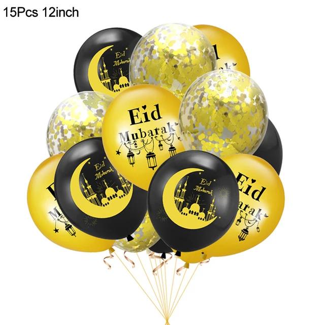 New Wooden EID Mubarak Decoration Ramadan Mubarak Ornaments Islamic Muslim Pendant Eid Al Adha Party Supplies Ramadan Kareem Gif