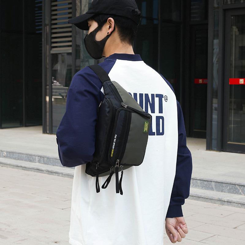 Нагрудная сумка унисекс, простая сумка для хранения, легкий дорожный маленький рюкзак, сумка через плечо, модные повседневные сумки на одно плечо