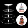 3/4/5 Tier Dessert Display Holder Clear Cake Serving Rack Acrylic Cupcake Stand Cupcake Events