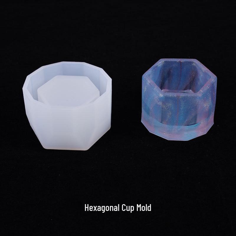 Poppy DIY Hexagonal Succulent Pot & Storage Box Silicone Mold
