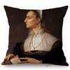 Home Decor Art European Oil Painting Poseidon Venus Sofa Throw Pillow Case Florentine Style Agnolo Bronzino Linen Cushion Cover