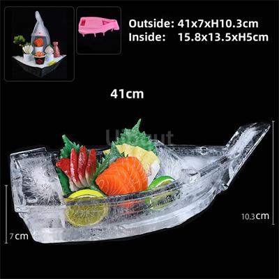 seafood keep cold ice bowl Sashimi sushi boat plate tray Noodle mold mould decorative moon dry ice creative hot pot carving mold