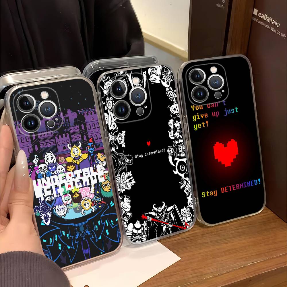 U-Undertale Игра Для IPhone 17 16 15 14 13 12 11 Pro Max Plus Mini Чехол Для Прозрачного Чехла
