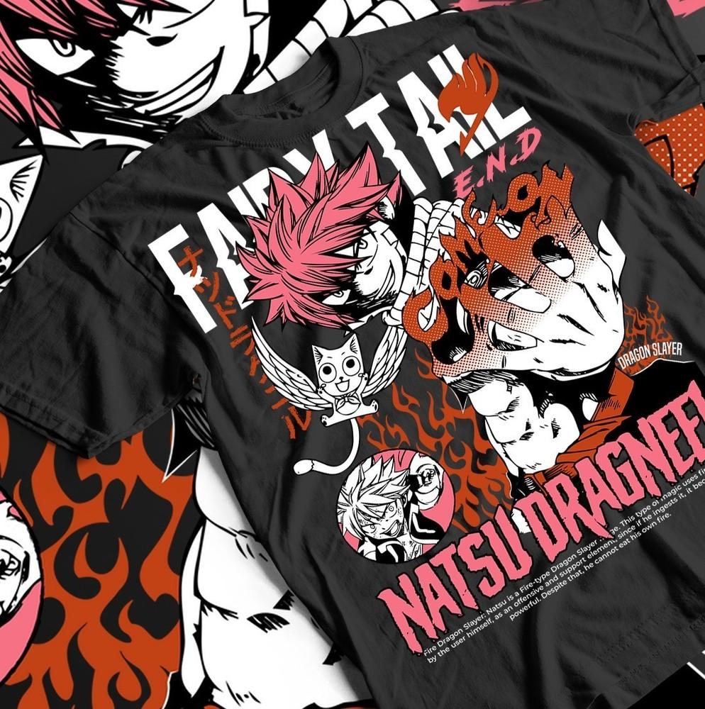 Аниме футболка Fairy Tail, Грей Фуллбастер, Гажил Редфокс