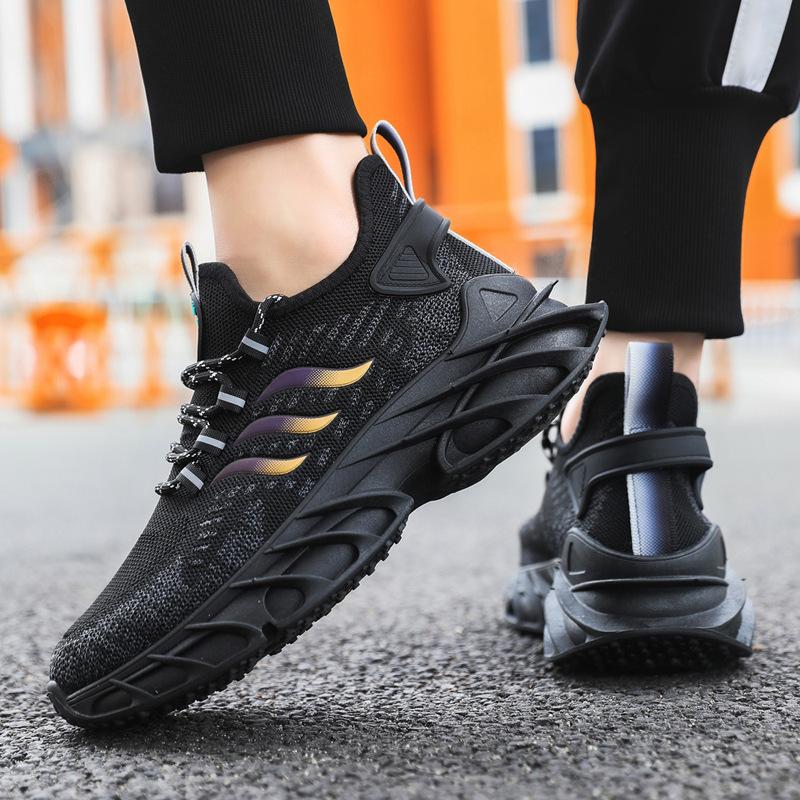 Модная мужская обувь Летние повседневные дышащие кроссовки Мужские легкие повседневные кроссовкимужская обувь 2024 Новая Нескользящая теннисная обувь Мужская