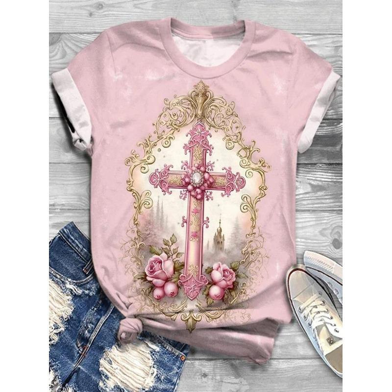 Летние футболки с круглым вырезом, забавным животным принтом и 3D-печатью, модные повседневные женские футболки с коротким рукавом