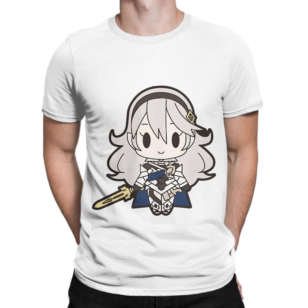 Fire Emblem Fates Kamui Chibi Female Novelty 100 Cotton TShirt Fire Emblem Tops Tees For Unisex