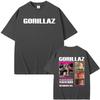 Gorillaz The Mountian New Album 2026 Tour TShirt Men Women Oversized Fashion Gothic Clothes T Shirts O-Neck High Quality T-shirt