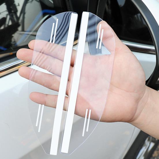 Practical Rearview Mirror Guard Waterproof PVC Easy To Install