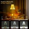 Cordless Table Lamps for Bedroom, Cordless Table Lamp Rechargeable Bedside Dimmable Nightstand Lamp Touch Crystal Table Lamp