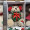 [USED] Christmas Ornament Teddy Bear 6 Pieces