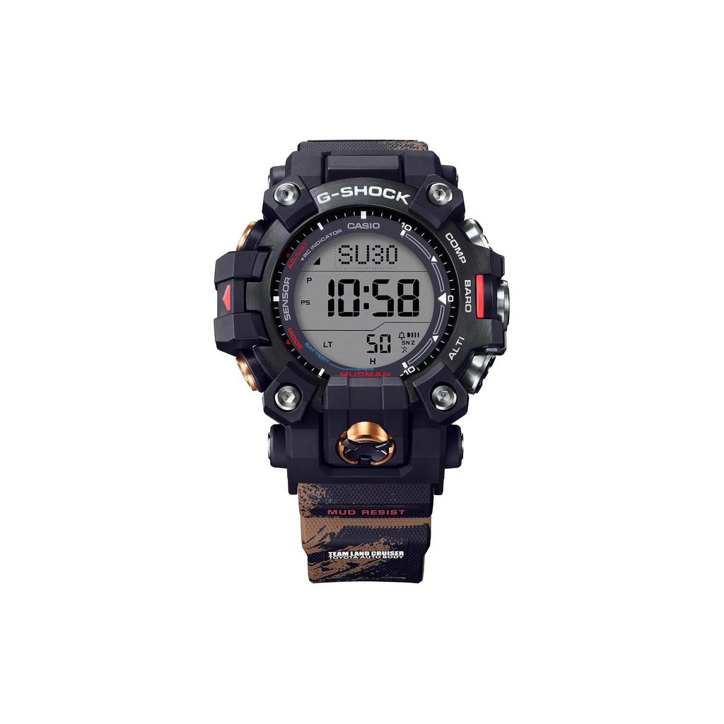 Casio Спортивные часы 200M Водонепроницаемые Кварцевый механизм Ремешок из смолы Мужские часы Серые GW-9500TLC-1JR