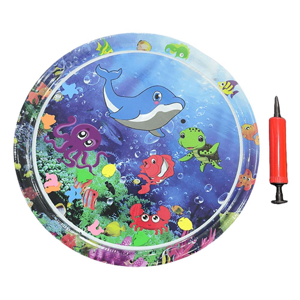 Сенсорный водный игровой коврик, надувной коврик для игр с водой на животе, летняя охлаждающая подушка для домашних кошек, сенсорная игрушка для воды