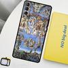 Чехол для телефона с рисунком Микеланджело для Samsung Galaxy S25 Ultra S20 S21 S22 S23 Plus S24 Ultra S9 S10 S25 FE