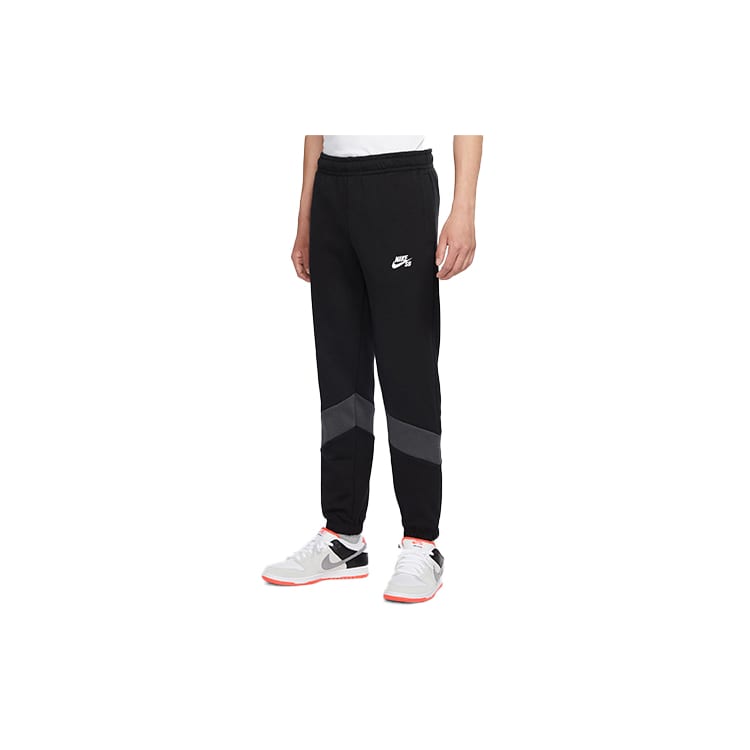 Nike Мужские вязаные спортивные штаны Черные Умеренные спортивные штаны AT3502-011