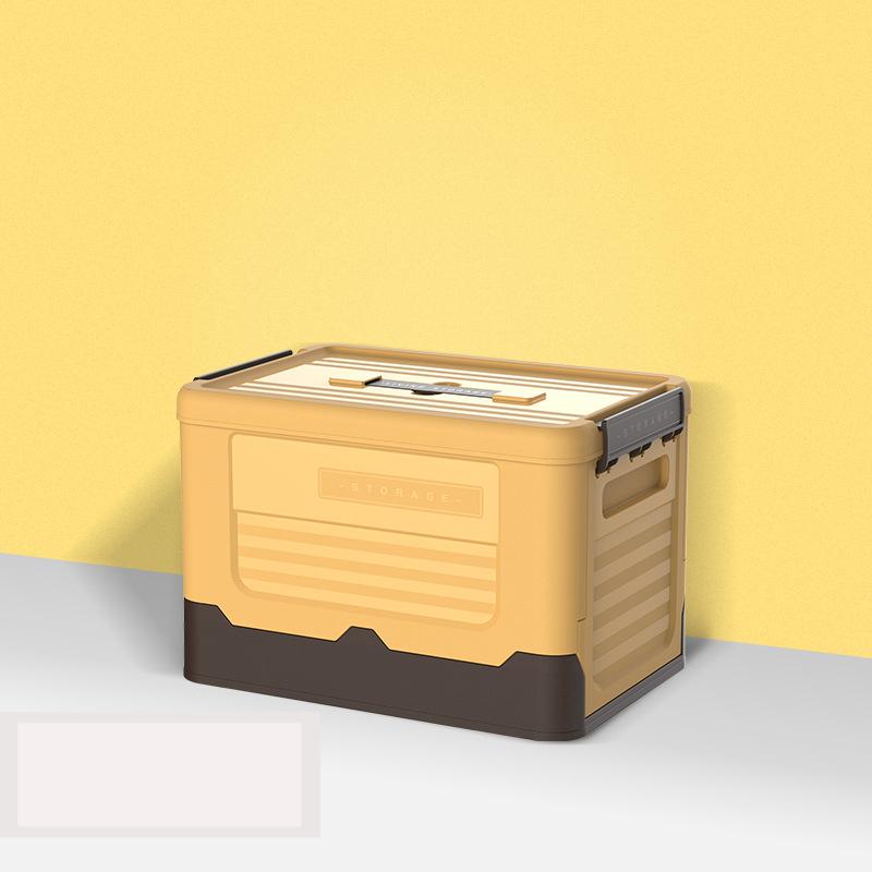 1 шт. Складной ящик для хранения, ящик для хранения в шкафу, большой вместимости, для игрушек, одежды, закусок, книг, обуви, пластиковый ящик для автомобиля, для дома KTY