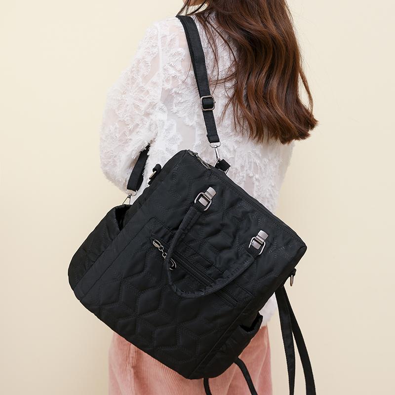 Многофункциональный рюкзак женский мягкий кожаный сумка через плечо сумка