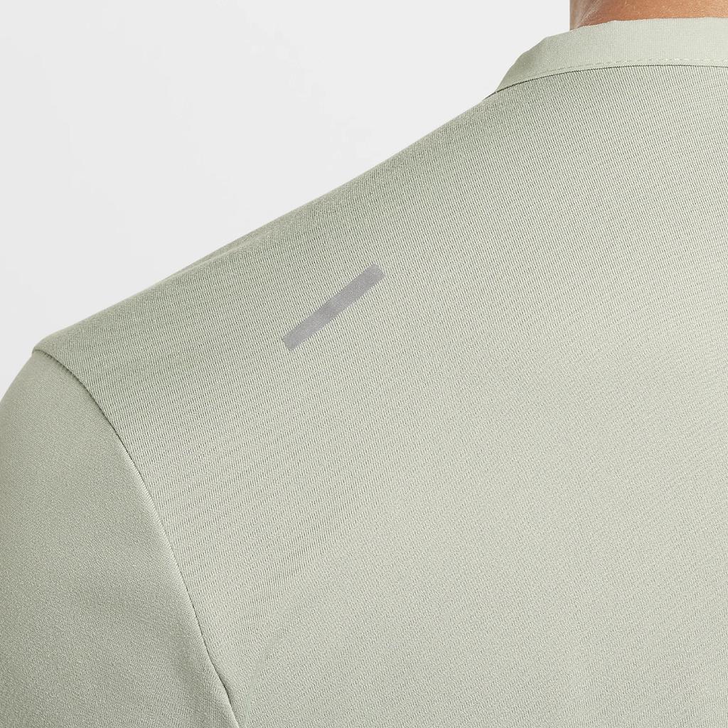 Nike Футболка мужская Rise 365 Dri-Fit с круглым вырезом, повседневная, спортивная, удобная, модная, универсальная, с коротким рукавом, топы, изумрудная CZ9184-372