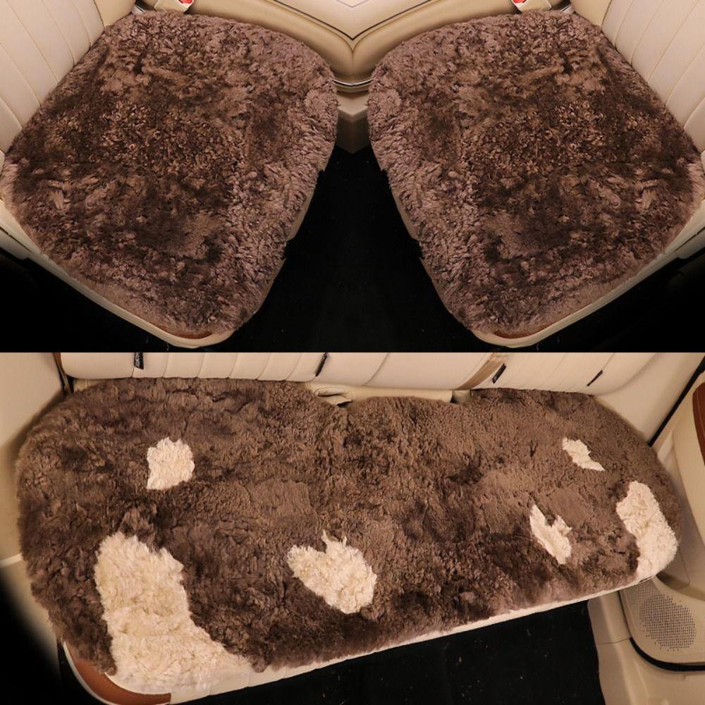 Утолщенная подушка для сиденья автомобиля с изображением медведя, мягкий чехол для сиденья автомобиля, прочная теплая подушка с изображением мультяшного автомобиля для холодной погоды