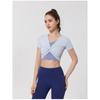 Summer Dance Fitness Sports Short Sleeve Blouse Top