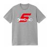 Unisexs Cotton Tshirt Snapon Print Automotive Tools Graphic Short Sleeve Casual Streetwear Black Gray White Tops For Daily Wear