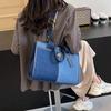 Versatile Women's Denim Tote Large Capacity Bag Elegant Shoulder Messenger Bag Casual Traveler Bag New