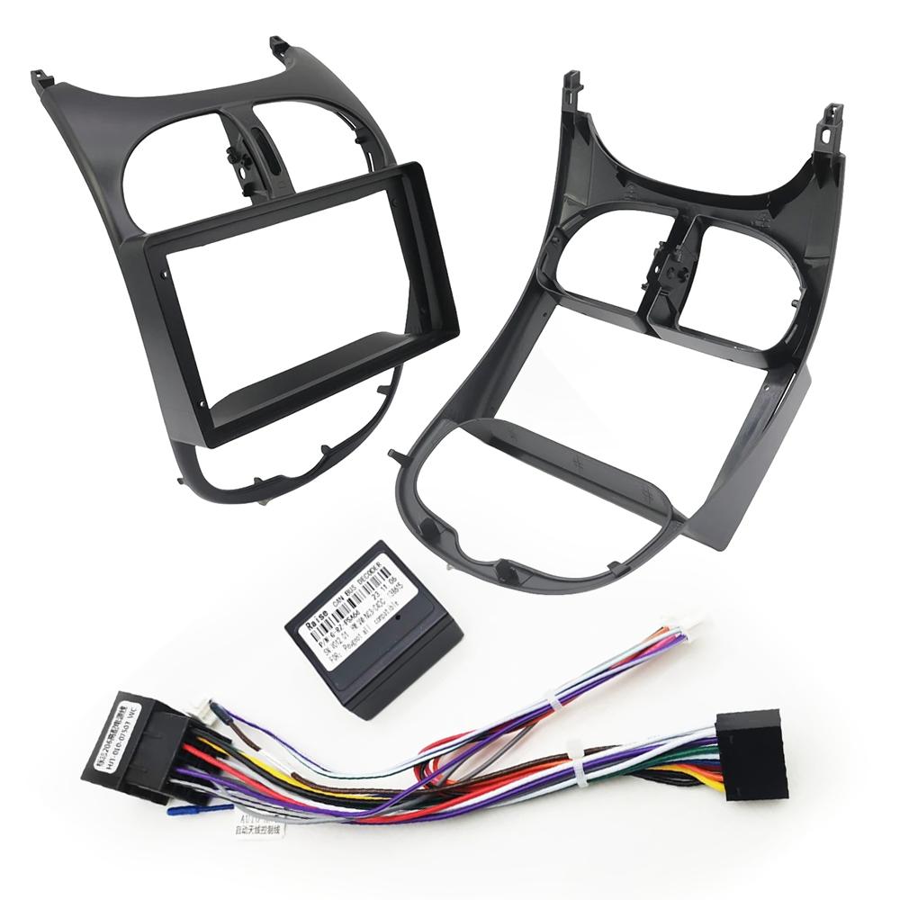 Автомобильная магнитола Android Car-Play для Peugeot 206 2001-2008 Мультимедийный плеер Головное устройство Стерео Навигация GPS BT WIFI, 8 ЯДЕР ,2+32 ГБ