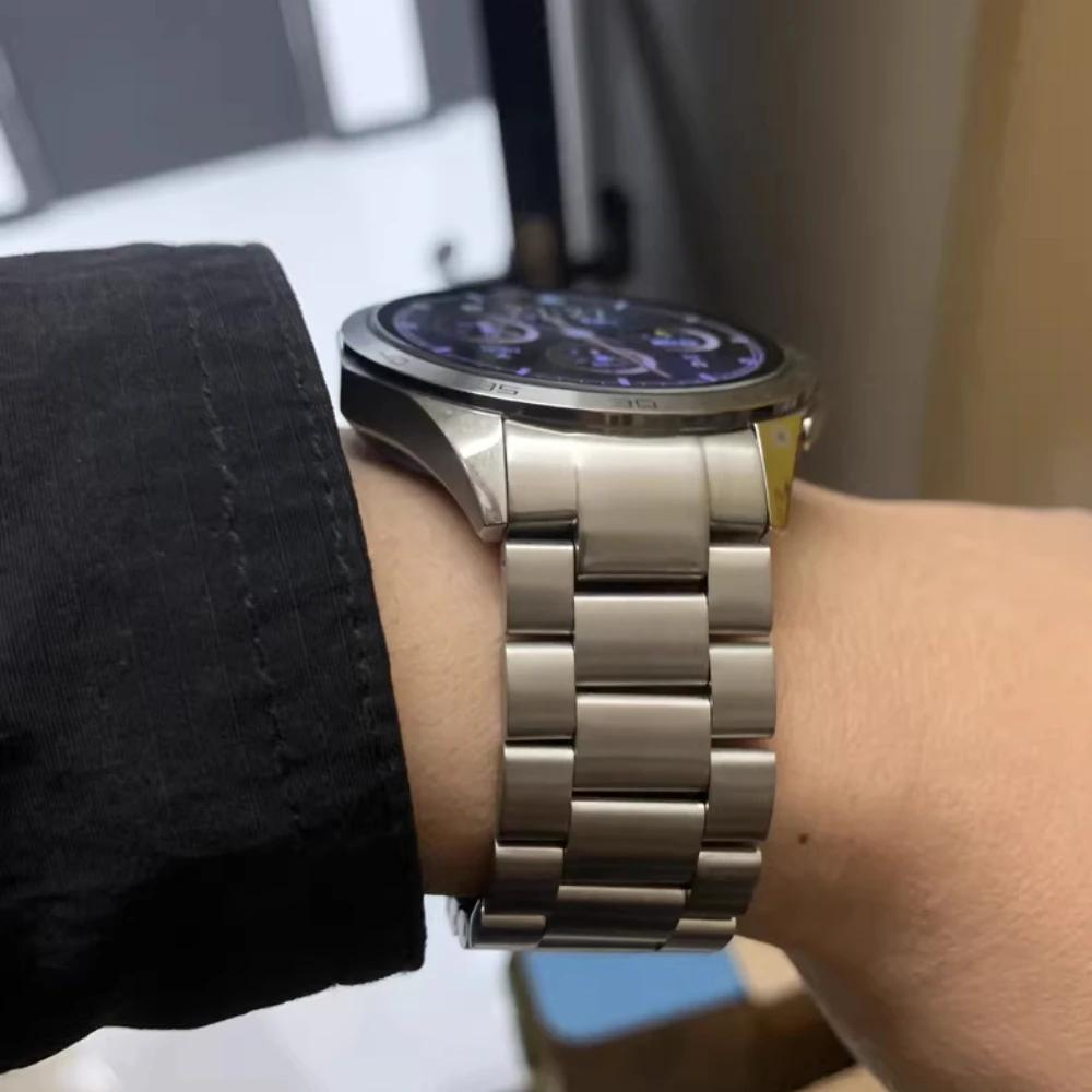 Официальный эксклюзивный металлический ремешок для Huawei Watch GT4 46 мм Браслет из нержавеющей стали Ремешок для Huawei Watch GT4 46 мм Ремень без зазоров