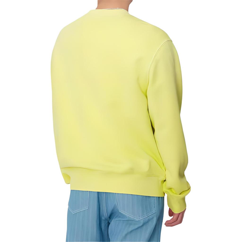 Carhartt WIP Свободная однотонная толстовка с круглым вырезом Мужские топы Желтый I033065-29T-GD