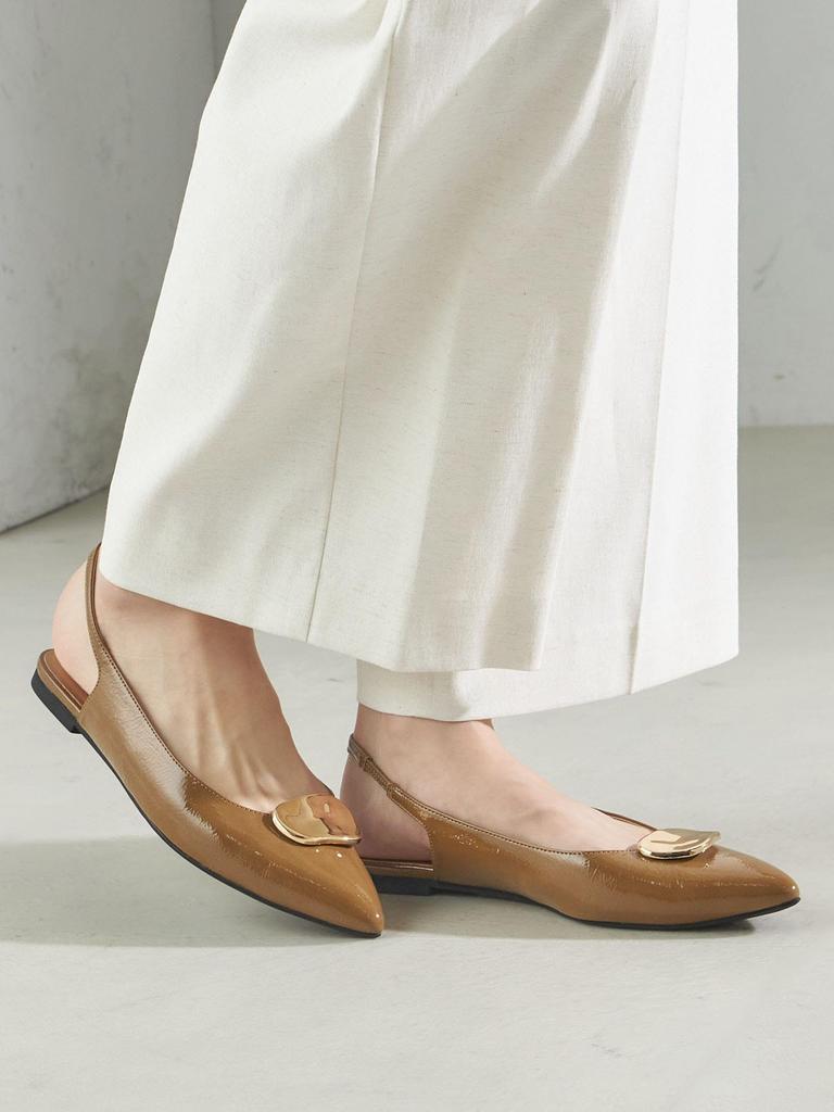 SHIPS для женщин Туфли 2way Buckle Slingback Flat Shoes 315500108 Camel [Ships Women] 37(24см)