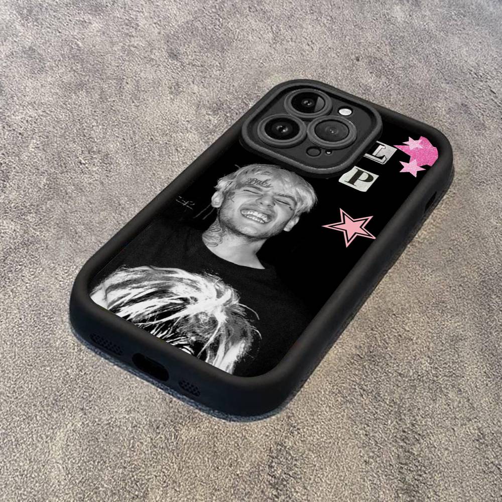Певец Lil P-Peeps Для IPhone 17 Pro Max 13 16 15 11 12 14 Plus Ударопрочный Мягкий Чехол для Телефона