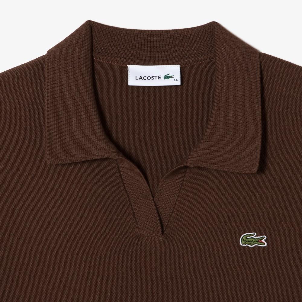 Lacoste Женская рубашка-поло с открытым воротником из пике PF300E-56GLFA