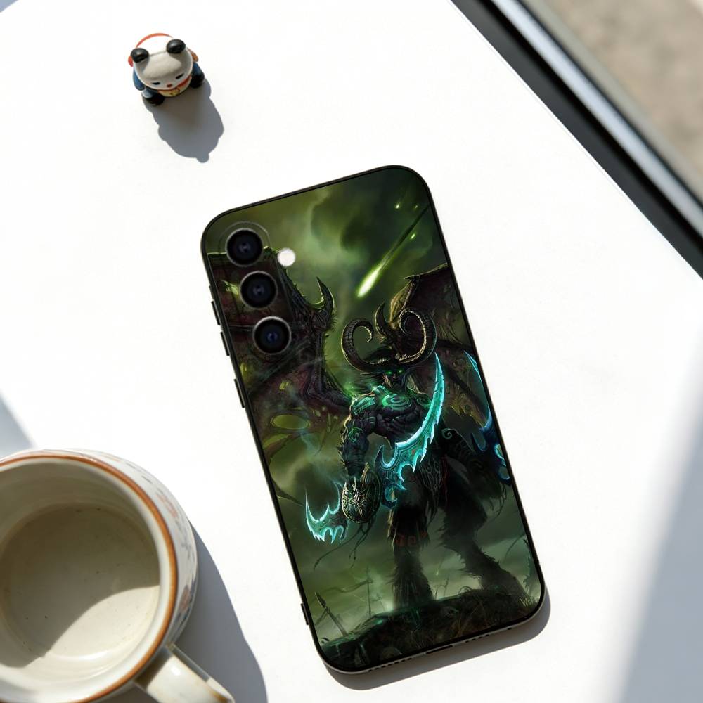 Чехол для телефона W-Warcraft G-Game Мягкий черный Для Samsung Galaxy A73,A72,A71,A70,A53,A52,A51