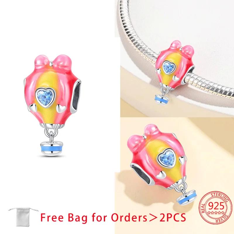 Оригинальное медное платье, помада, туфли на высоком каблуке, шармы-бусины в виде красного вина и воздушного шара, подходят для изготовления своими руками женского ювелирного браслета, изысканный подарок