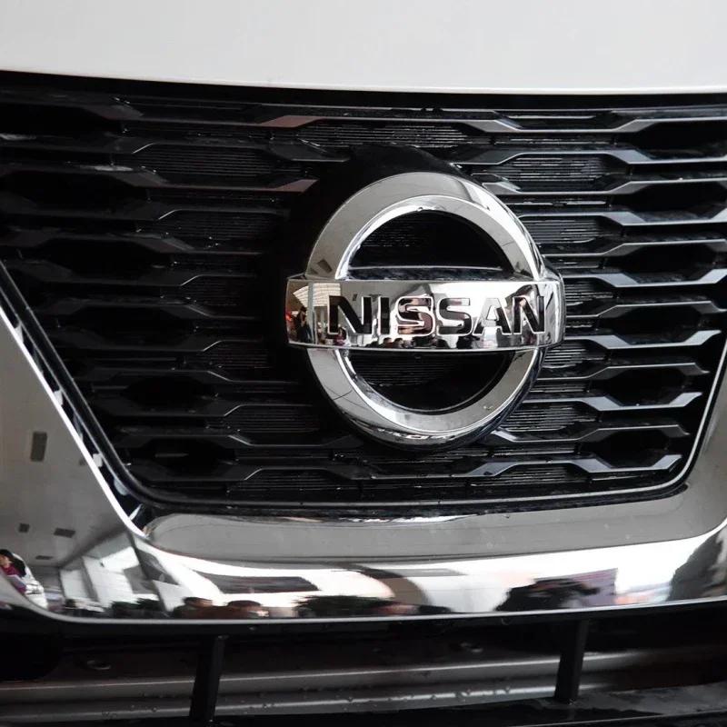 ABS для Nissan X-Trail Qashqai Tiida Teana Livina NP300 Sentra Altima Versa Автомобильный Передний Капот Задний Значок Значок Багажника Наклейка