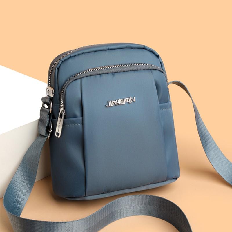 New Women Mobile Phone Bag Nylon Cell Phone Bag Coin Purse Strap Shoulder Bag Small Crossbody Bags for Women Wallet Travel Purse