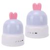 Kids Night Light Projector with Rotating Films Rechargeable LED Cute Rabbit Projector Lamp for Girls Boys Room Decor