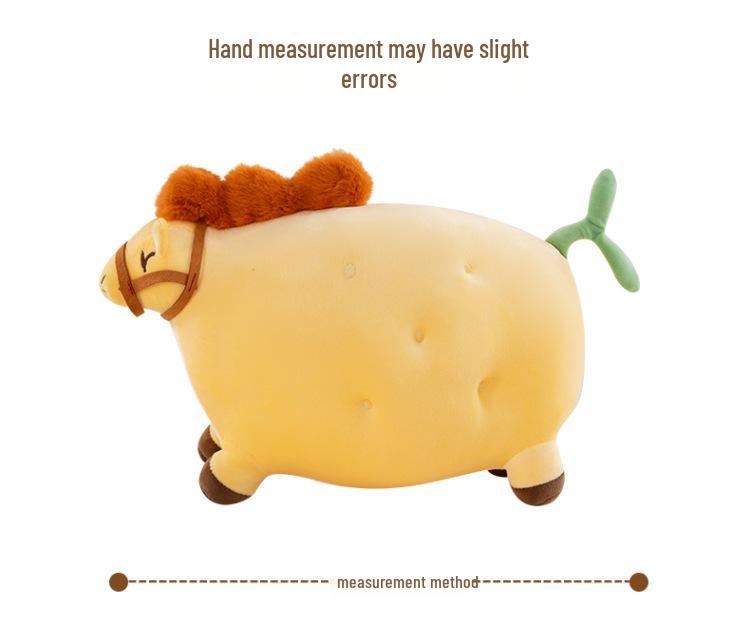 Золотая Плюшевая Подушка-Игрушка Картошка - Для Спальни, Дивана, Стула, Спинки