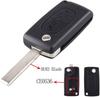 Replacement 2 Button Flip Key Fob Case 0536 Peugeot 307 207 308 3008 5008 Partner HU83