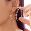 Christmas Tree, Snowflake, Snowman, Cowboy Boots, Bell, and Tassel Pendant Earrings with Ear Cuffs