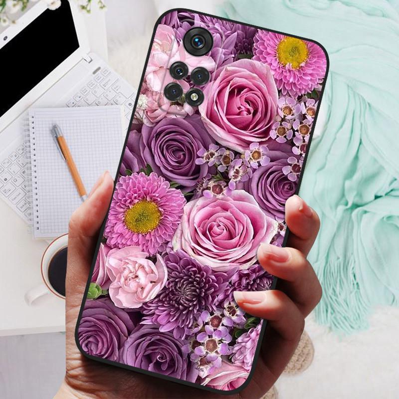 Для Redmi Note 11 Pro 5G 4G Чехол Мягкий ТПУ Силиконовый Бампер Задняя Крышка для Xiaomi Redmi Note11 Pro 11s Чехол для Телефона Мультяшные Фундас